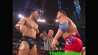 WWF RAW IS WAR Triple H  Stone Cold vs The Rock  Kurt Angle Feb 5 2001