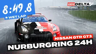 ACC Onboard Lap: Nissan GT-R GT3 at Nurburgring 24H CDA4 Wet