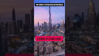 Top 10 Most Visited Cities In The World 2023 || #shorts #viral #city