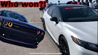 TRD Camry vs Shaker Hemi... The Rematch!!