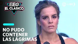 EEG El Clásico: Alejandra Baigorria lloró por no ser combatiente (HOY)