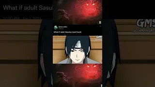 if adult sasuke meet Itachi #shorts #naruto #Itachi #sasuke #meet#whatif #sad  #emotional#nostalgia