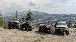 IFS Tacomas & 4runner on 33's do the Rubicon Trail