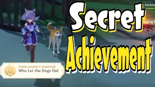 How to Unlock secret Achievement "Who let the Dogs Out" + Extra Chest Genshin Impact Inazuma