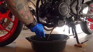 MT-03 Initial Oil Change