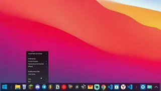 панель dock из macos в windows