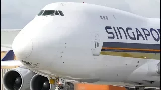 EXTREMELY CLOSE-UP TAKEOFF | Singapore Airlines Cargo 747-400F ● Melbourne Airport Plane Spotting