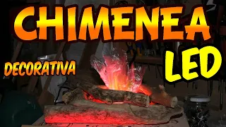 COMO HACER UNA CHIMENEA DECORATIVA LED