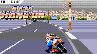 Super Hang-On (Original + Arcade Mode) | Sega Genesis | Full Game [Upscaled to 4K using xBRz]