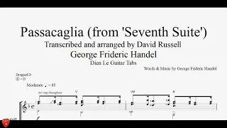 Passacaglia (from 'Seventh Suite') - George Frideric Handel - with Guitar Tabs