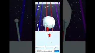 Bridge Race snow Ball game Win all stages