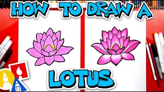 How To Draw A Lotus Flower