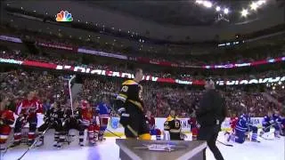 Zdeno Chara 108.8 mph slapshot record @ 2012 ASG Skills