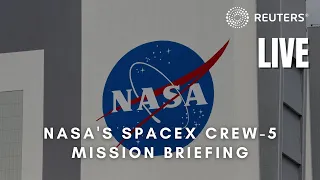 LIVE: NASA's SpaceX Crew-5 mission holds a pre-departure briefing