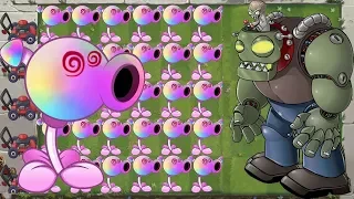 Plants vs Zombies - Pea Hypno-shroom vs Dr. Zomboss