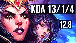 LEBLANC vs AHRI (MID) | 13/1/4, Legendary, 1.2M mastery, Rank 9 LeBlanc | EUW Challenger | 12.8