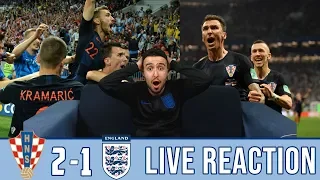 CROATIA v ENGLAND 2-1 REACTION | IT'S NOT COMING HOME