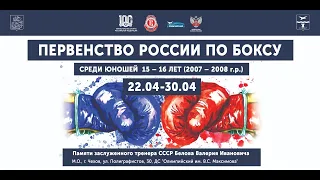 Первенство России по боксу среди юношей 15-16 лет. Ринг "Б". Чехов. День 6.