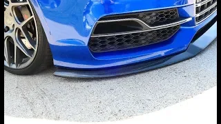 Carbon Fiber Front Lip Install DIY on Audi S3