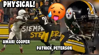 Amari Cooper Vs Patrick Peterson & Joey Porter Jr 🔥 Browns Vs Steelers 2023 highlights