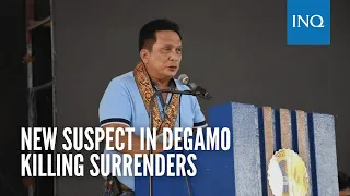 New suspect in Degamo killing surrenders