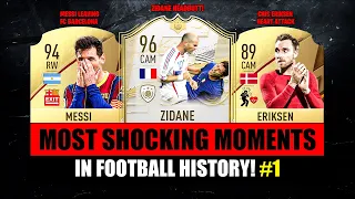 Most SHOCKING MOMENTS in FOOTBALL HISTORY! 😵😱