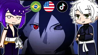 Jigokuraku React to Sasuke Uchiha - Gacha 🇧🇷🇺🇸