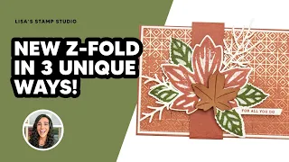 Make These Fun New Z-Fold Card Sizes in 3 Different Ways!