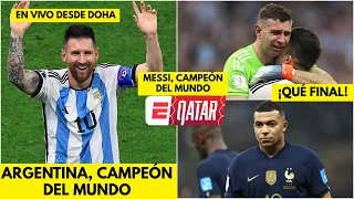 DRAMA FINAL. ARGENTINA y MESSI SON CAMPEONES DEL MUNDO. Ganaron en PENALES vs MBAPPÉ | Exclusivos