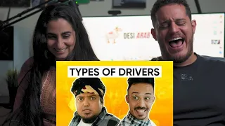 Types of Drivers JORDINDIAN Reaction by Arabs | types of drivers part 1