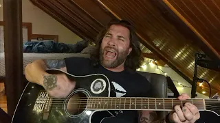 acoustic cover of black by pearl jam