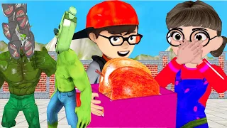 Scary Teacher 3D Siren Head Mods Hulk and Ice Scream Man Hulk Troll Tani with Nick Rescues