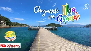 Chegando na Ilha grande por conceição de Jacareí com a Objetiva Tour