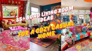 35+ Boho Living Room Ideas Inspirations | How to Decorate Bohemian Style Living Room #jiasytchannel