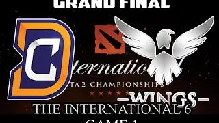 DOTA 2 TI6 GRAND FINAL | DC VS WINGS | GAME 1 BO5 MAIN EVENT LAST DAY