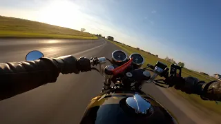 Part 1 Royal Enfield Continental GT 650 - Windy POV Ride Cinematic