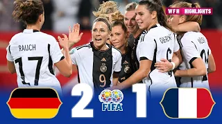 Germany vs. France 2-1 | Highlights | Women's Friendly