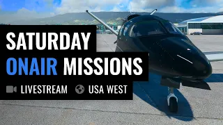 ⏪ Stream Replay: Saturdayyyy! / OnAir Company jobs / Cirrus Vision Jet / Microsoft Flight Simulator