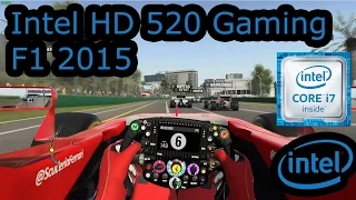 Intel HD 520 Gaming - F1 2015 - Skylake i3-6100U, i5-6200U, i7-6500U, Surface 4 Pro