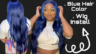 Blue Hair Color 💙 | BEST 613 WIG 🔥 | CurlyMe Hair