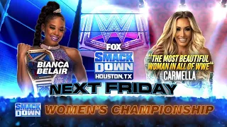 Bianca Belair vs Carmella (Smack Down Women's Championship - Full Match Part 2/2)