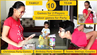 10 Indoor games for Kids | Party Games for Kids | Funny Games for Kids at home | Games for 2 Players