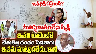 Mentally Disabled People Amazing Hanuman Drawing | Heart Touching Emotional Video Annam Foundation