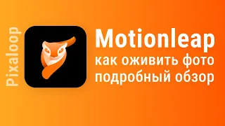 Motionleap / Pixaloop как пользоваться? Как Оживить Фото | Анимация Картинки