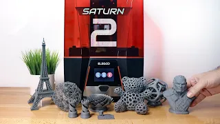 Elegoo Saturn 2 - 8K Resin 3D Printer - Unbox & Setup