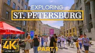 Exploring Saint Petersburg - 4K Virtual Walking Tour through Russia's Cultural Center - Part #1