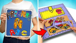 Playbook DIY Genial Com História do Alfabeto de A-Z! Jogos DIVERTIDOS 🤩