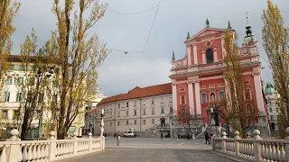 Ljubljana Old Town, Slovenia ~ 4K Virtual Travel