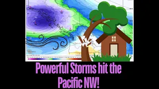 Rare Summer storms strike the Pacific NW