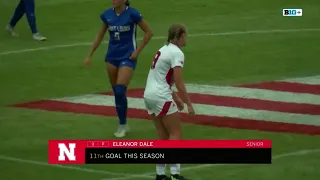 Goal 11 on the season by Eleanor Dale Nebraska Husker Soccer 9/9/23 vs St Louis  #eleanordale